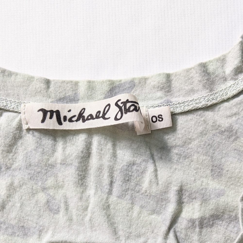 Michael Stars Camo Green Tank Top - Picture 4 of 4
